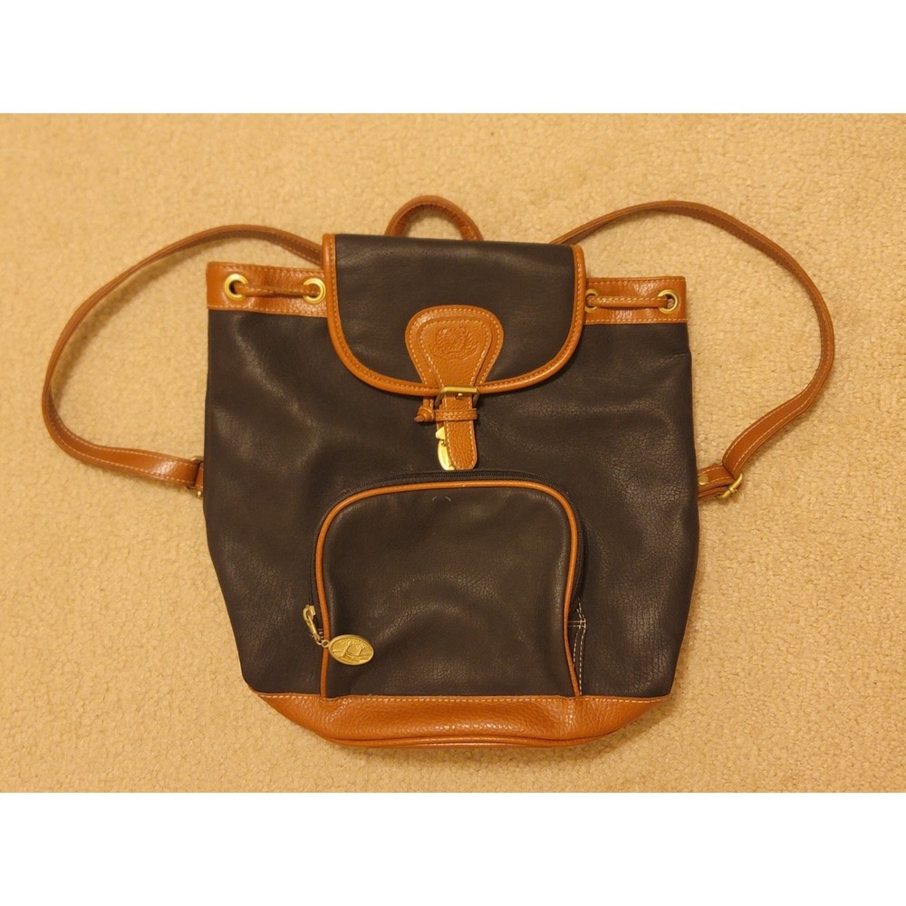 Vintage Timber Ridge Faux Leather Backpack